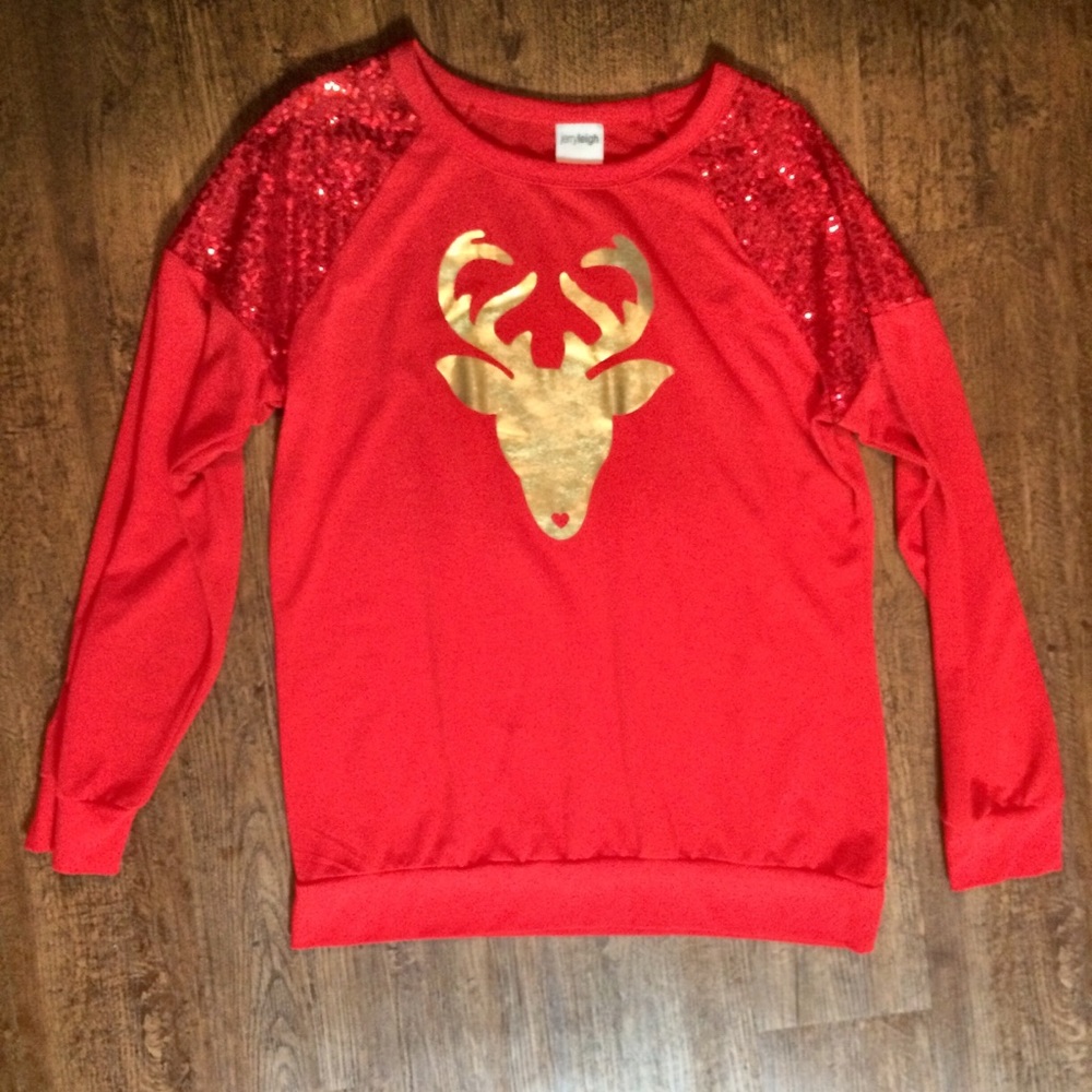 Festive and Cute! 🎄Sequin Christmas Sweater XL🎄